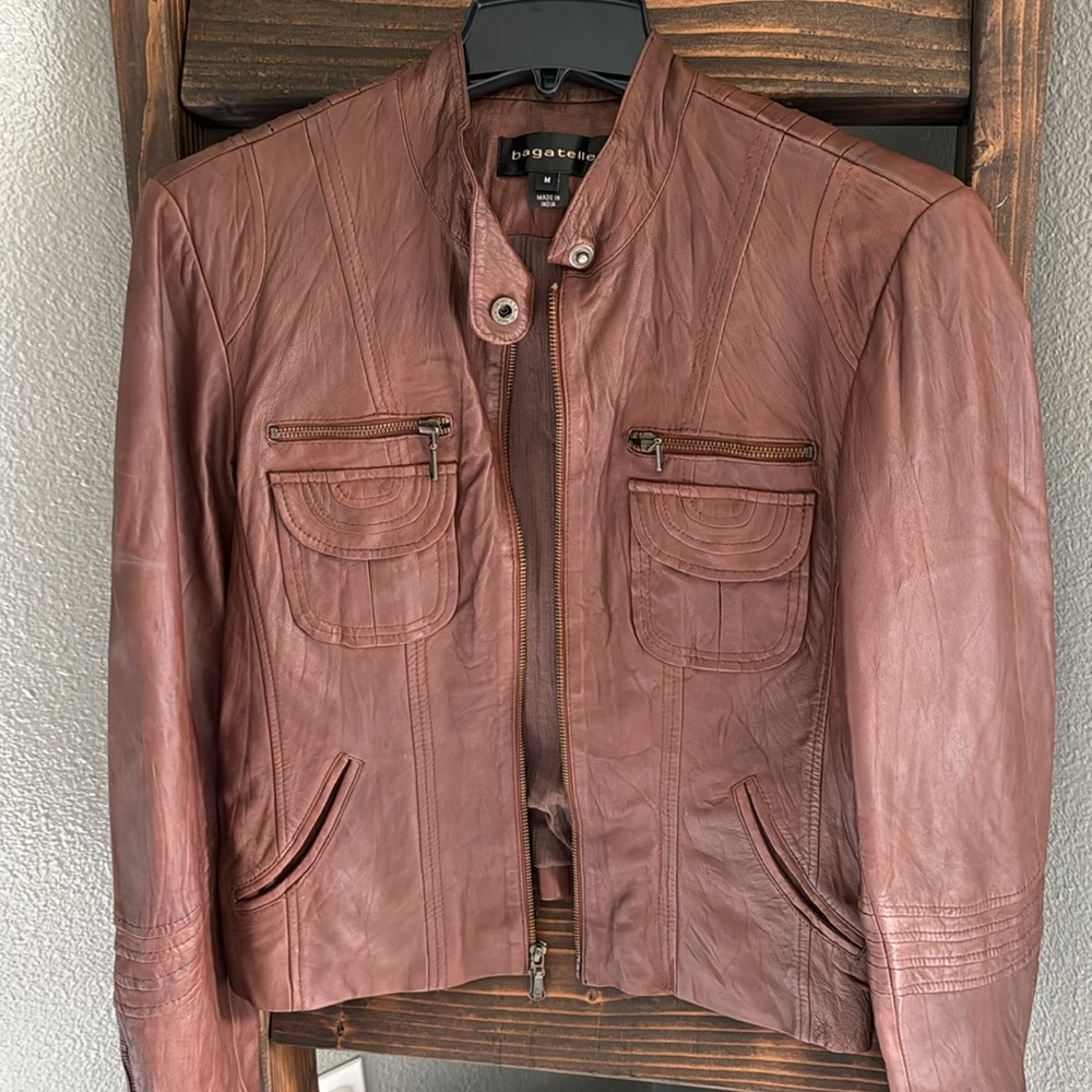Bagatelle genuine leather jacket